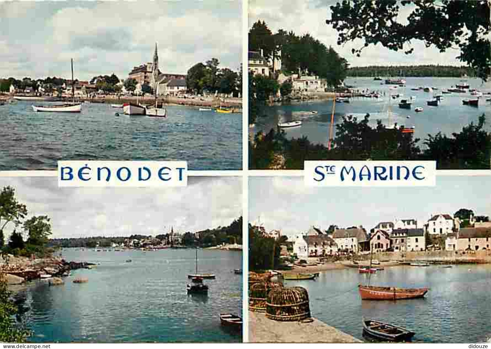 29 - Sainte Marine - Benodet - Multivues - Flamme Postale - Voir Scans Recto Verso
