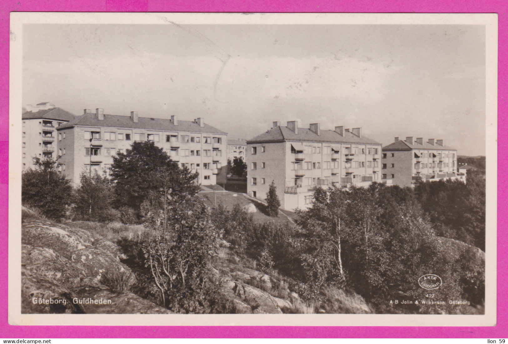 290323 / Sweden - Gothenburg (Göteborg) - Guldheden Building House 1957 PC AKTA 427 Schweden Zweden Suede