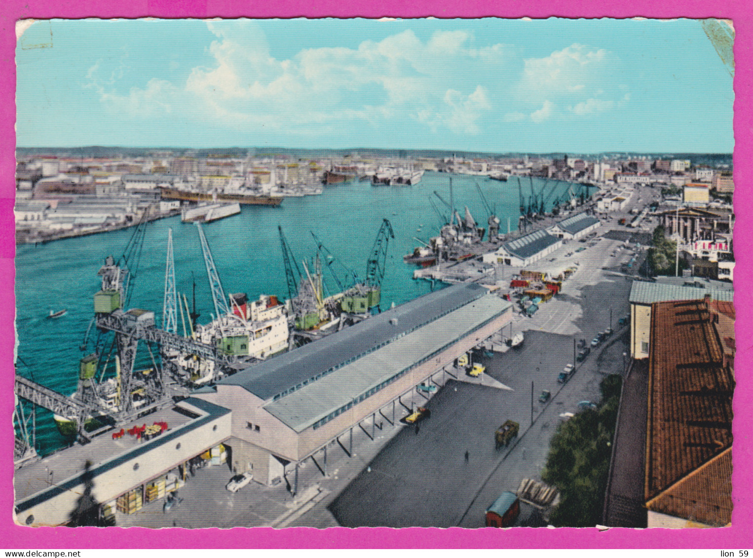 290327 / Sweden - Gothenburg (Göteborg) - Port of Gothenburg (Göteborgs Hamn) Crane car Ship Truck PC37/15 Zweden