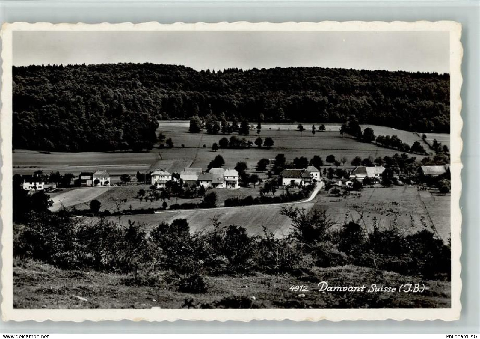 2914 Damvant 1951 Foto AK Vue generale - Edition Perrochet 4912 AK - 13097986