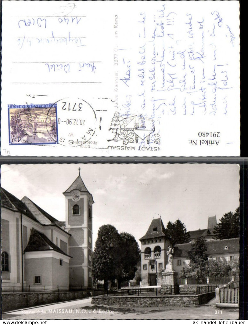 291480,Maissau Kirchenplatz Kirche Denkmal