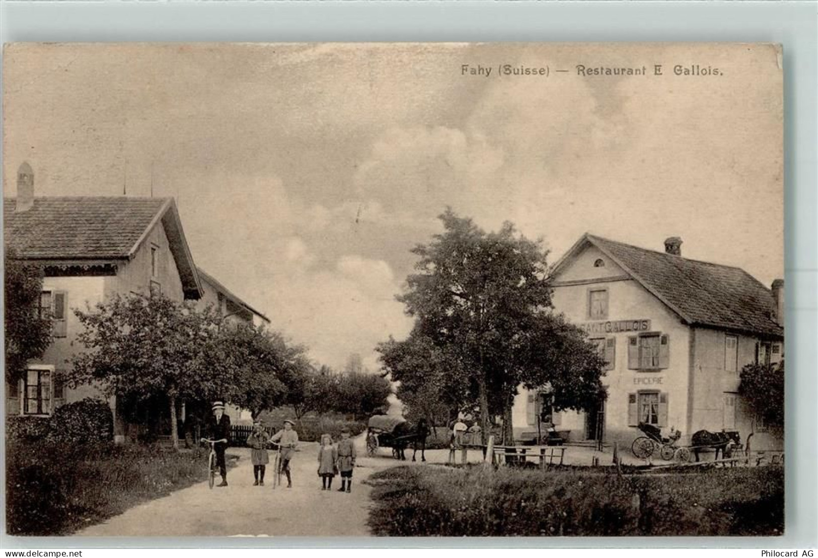 2916 Fahy 1915 Gebrauchsspuren Restaurant E. Gallois - 13426515