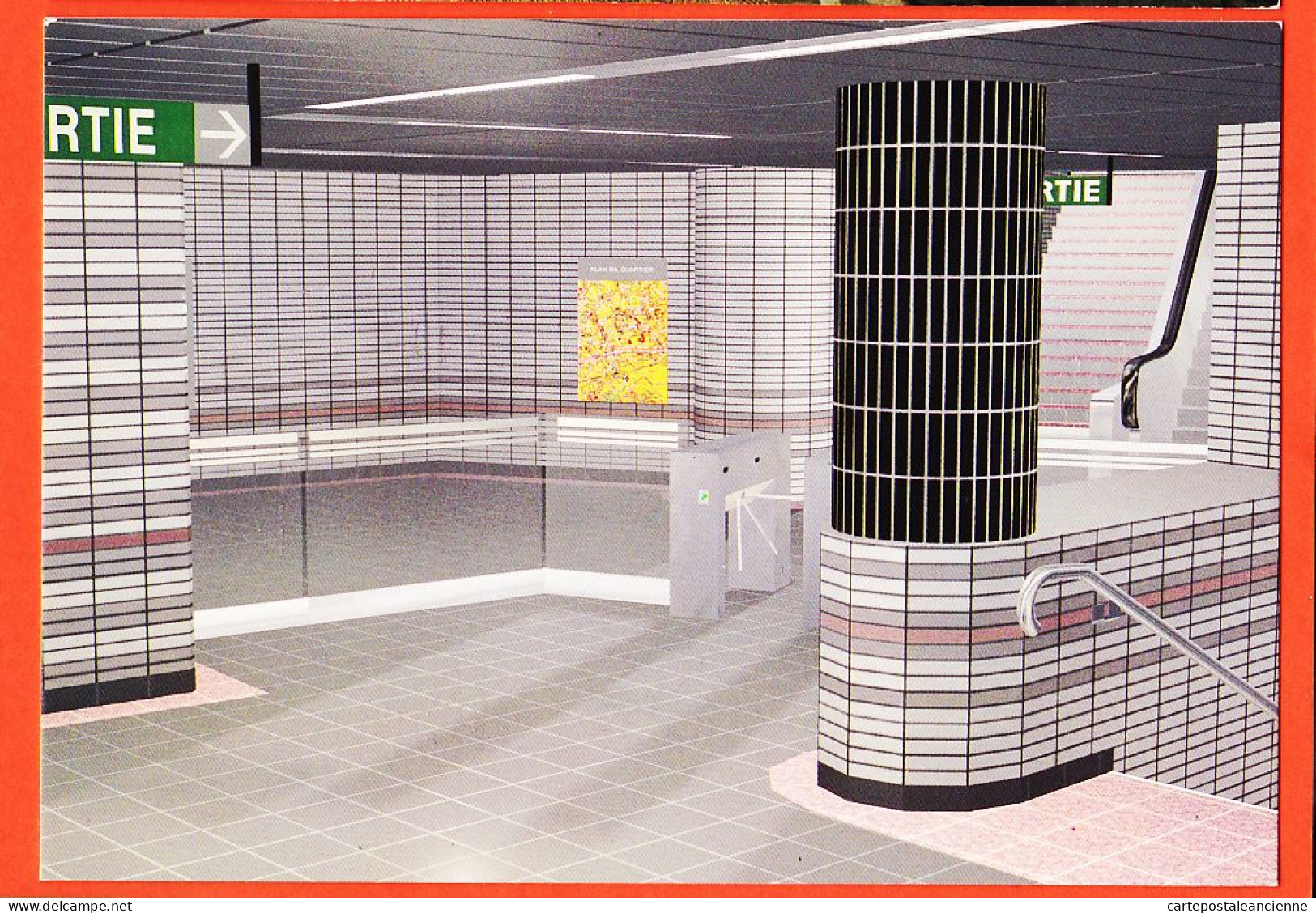 29186 /  Metro TOULOUSE (31) REYNERIE Salle Billets CAPITOLE 15mn JOLIMONT Les STATIONS MT EVELOPPEMENT 13/15