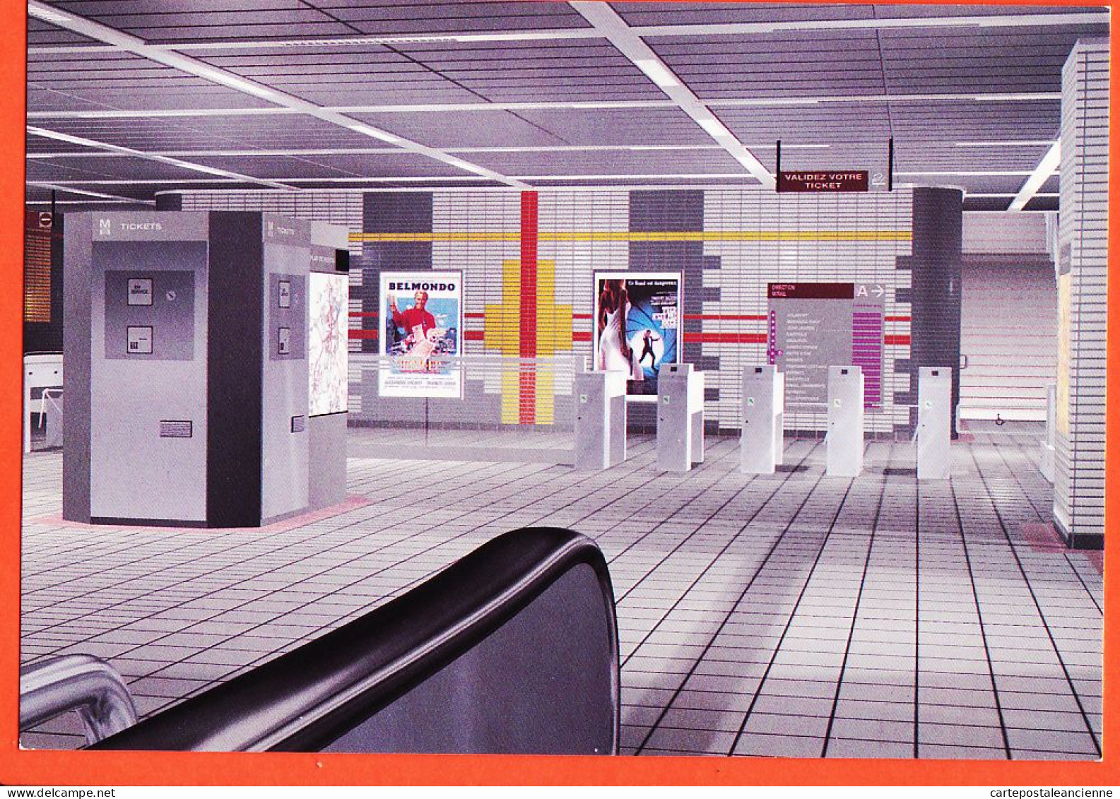 29197 /  METRO de TOULOUSE JOLIMONT Salle Billets Station Echanges METRO-BUS CAPITOLE MIRAIL UNIVERSITE STATIONS 1/15