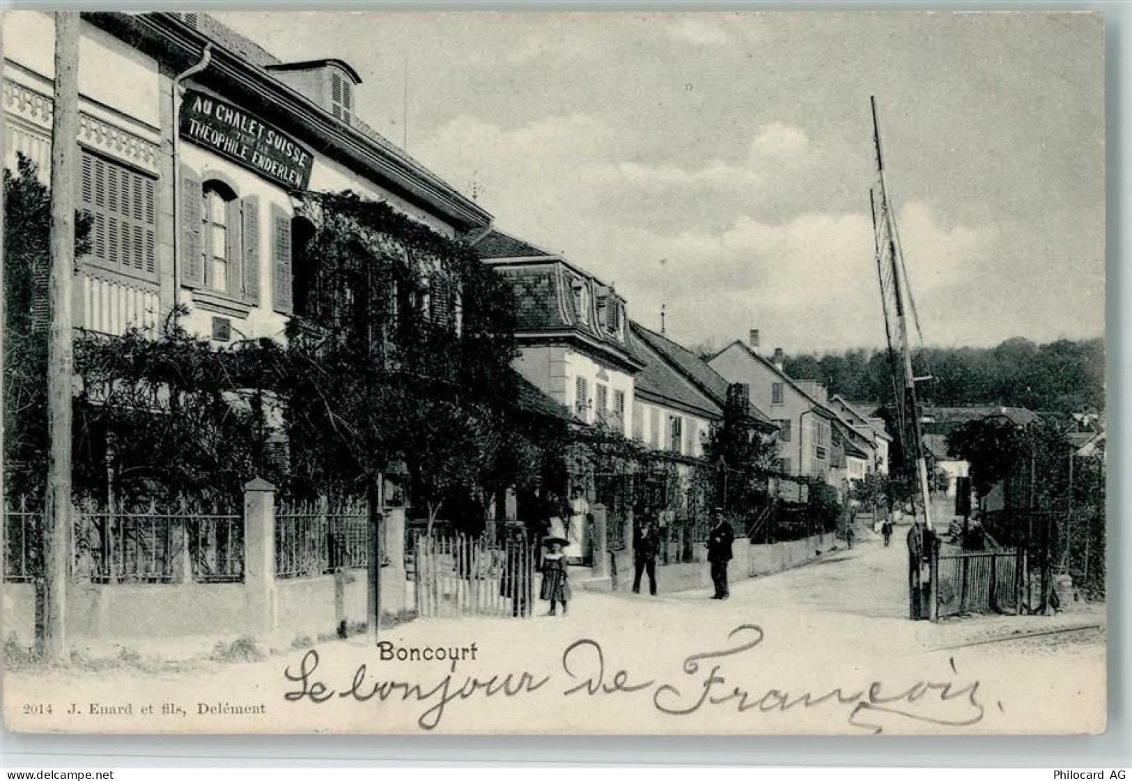 2926 Boncourt 1899 - Bahnschranke - 13208719
