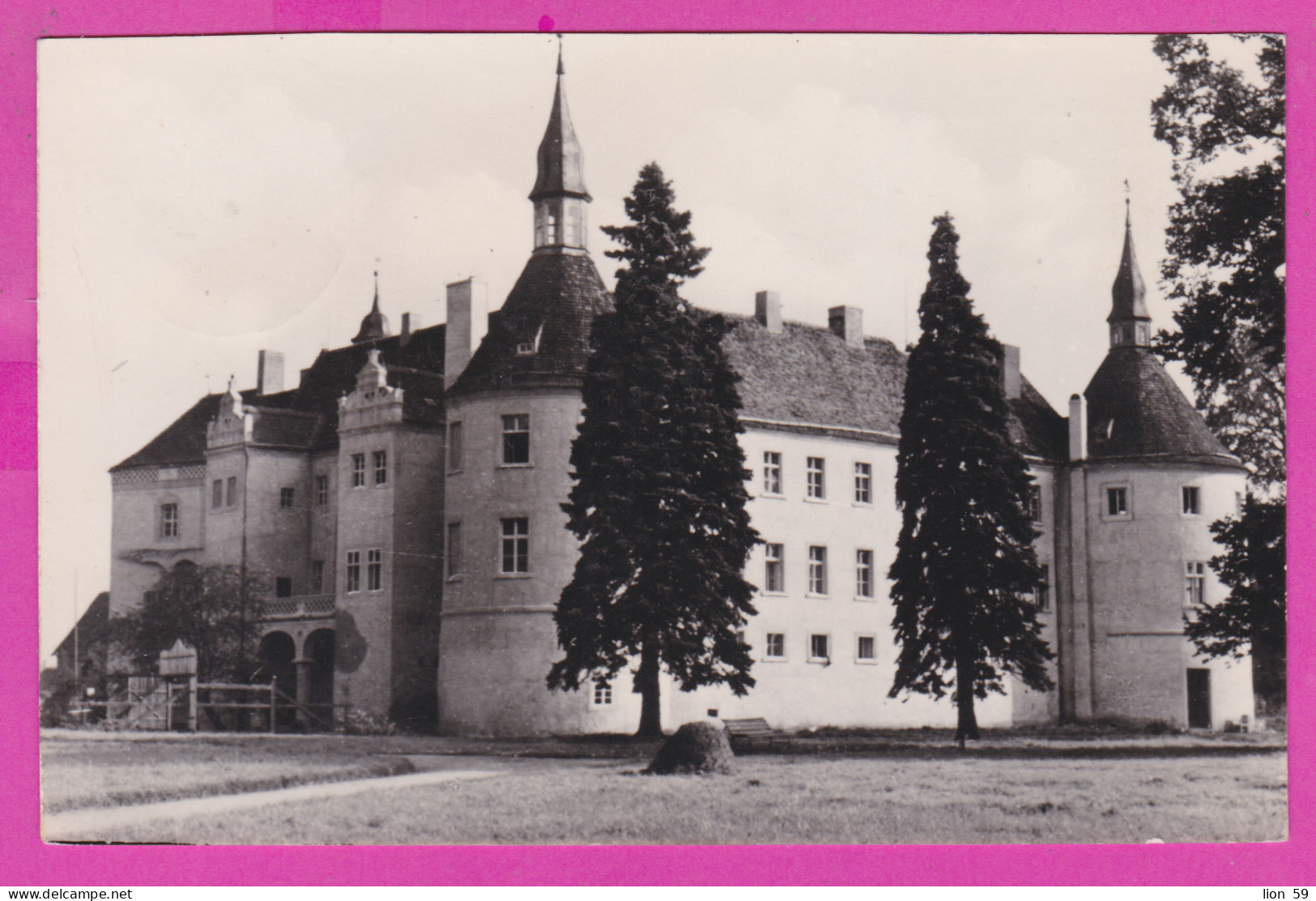292861 / Germany DDR Drehna / NL. , ehem Schloss Forstschule PC USED Luckau Łuków  1964 - 10 Pf. Walter Ulbricht