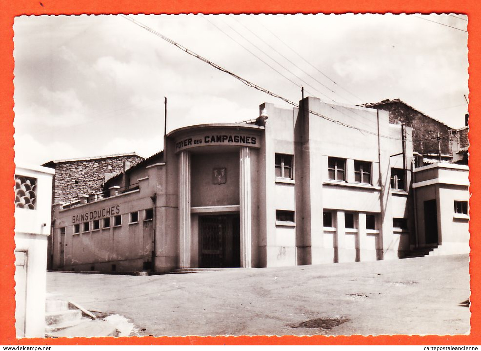 29337 /  CONQUES-sur-ORBIEL 11-Aude BAINS-DOUCHES du Foyer des CAMPAGNES 1950s Photo-Bromure G.F COMBIER 1