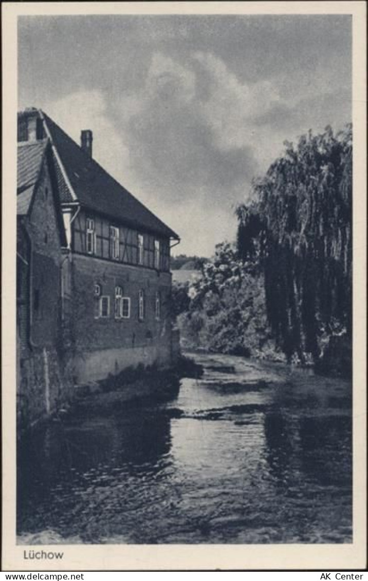 29439 W3130 Lüchow um 1940/50 - Lüchow, Ortspartie,Adolf Kunkel - 20066179