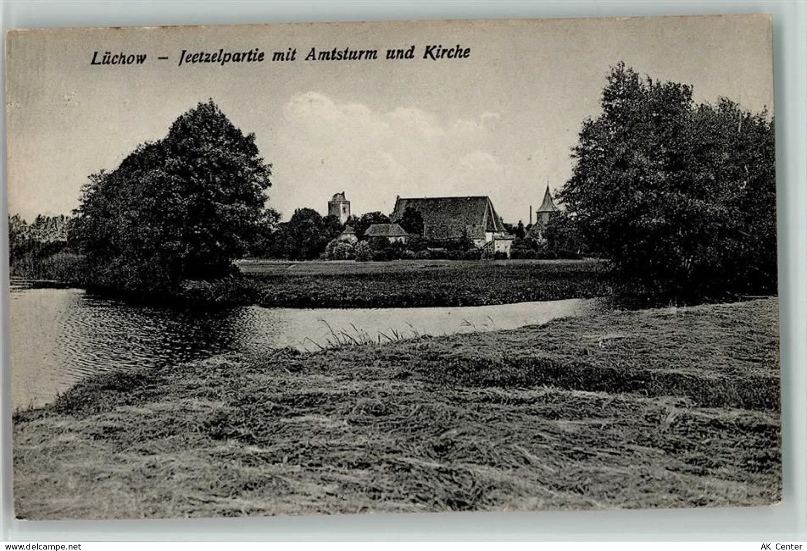 29439 W3130 Lüchow (Wendland) - Jeetzelpartie Amtsturm Kirche - 11024013