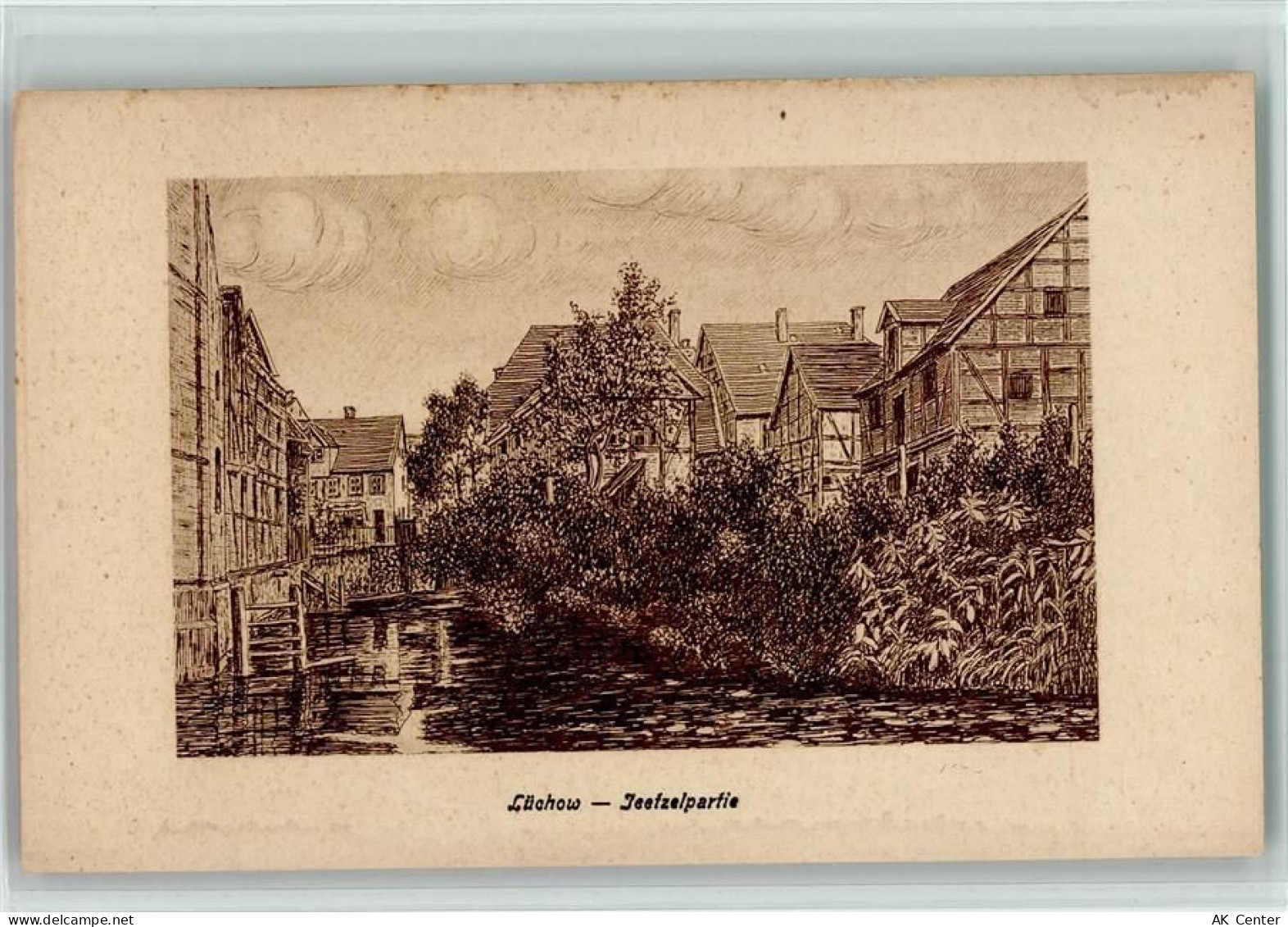 29439 W3130 Lüchow (Wendland) Künstlerkarte Jeetzelpartie - 11024012