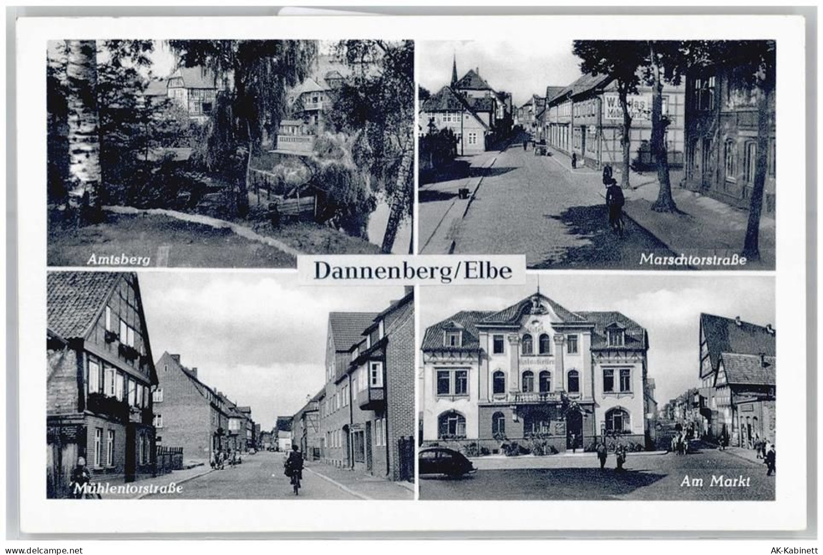 29451 W3138 Dannenberg (Elbe) - Amtsberg Markt Mühlentorstraße Marschtor... - 51659952