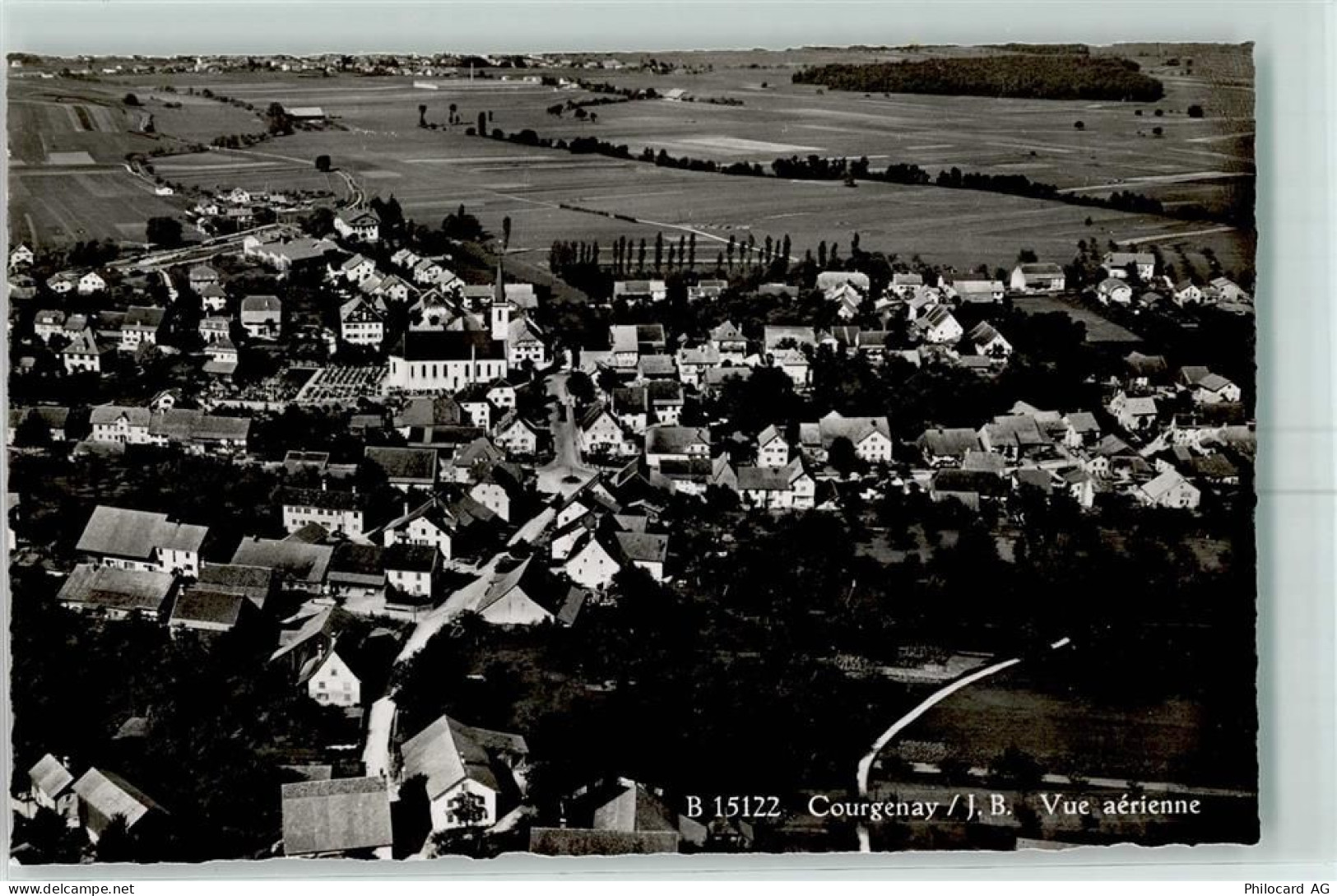 2950 Courgenay - Fliegeraufnahme - 13149389
