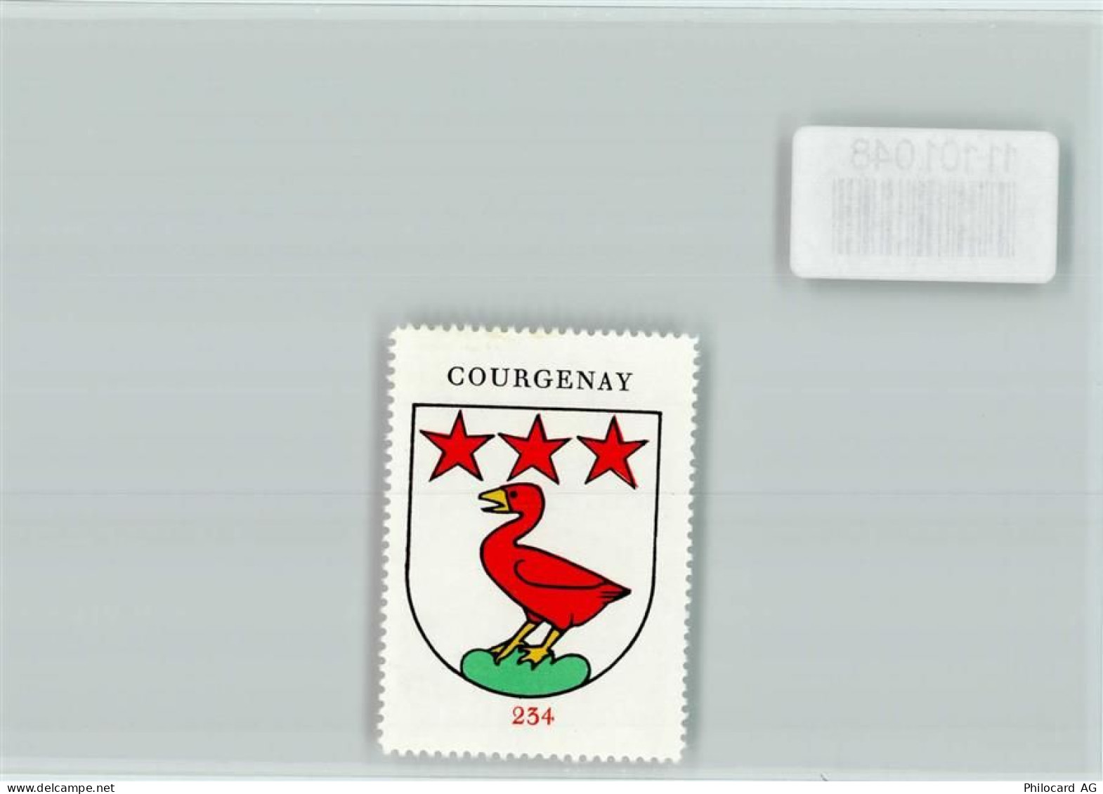 2950 Courgenay - Vignette Wappen Kaffee Hag ca 1920-1940Courgenay - 11101048