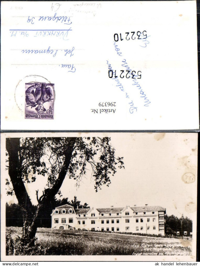 296379,Innermanzing b. Neulengbach Jugenderholungsheim Gebäude