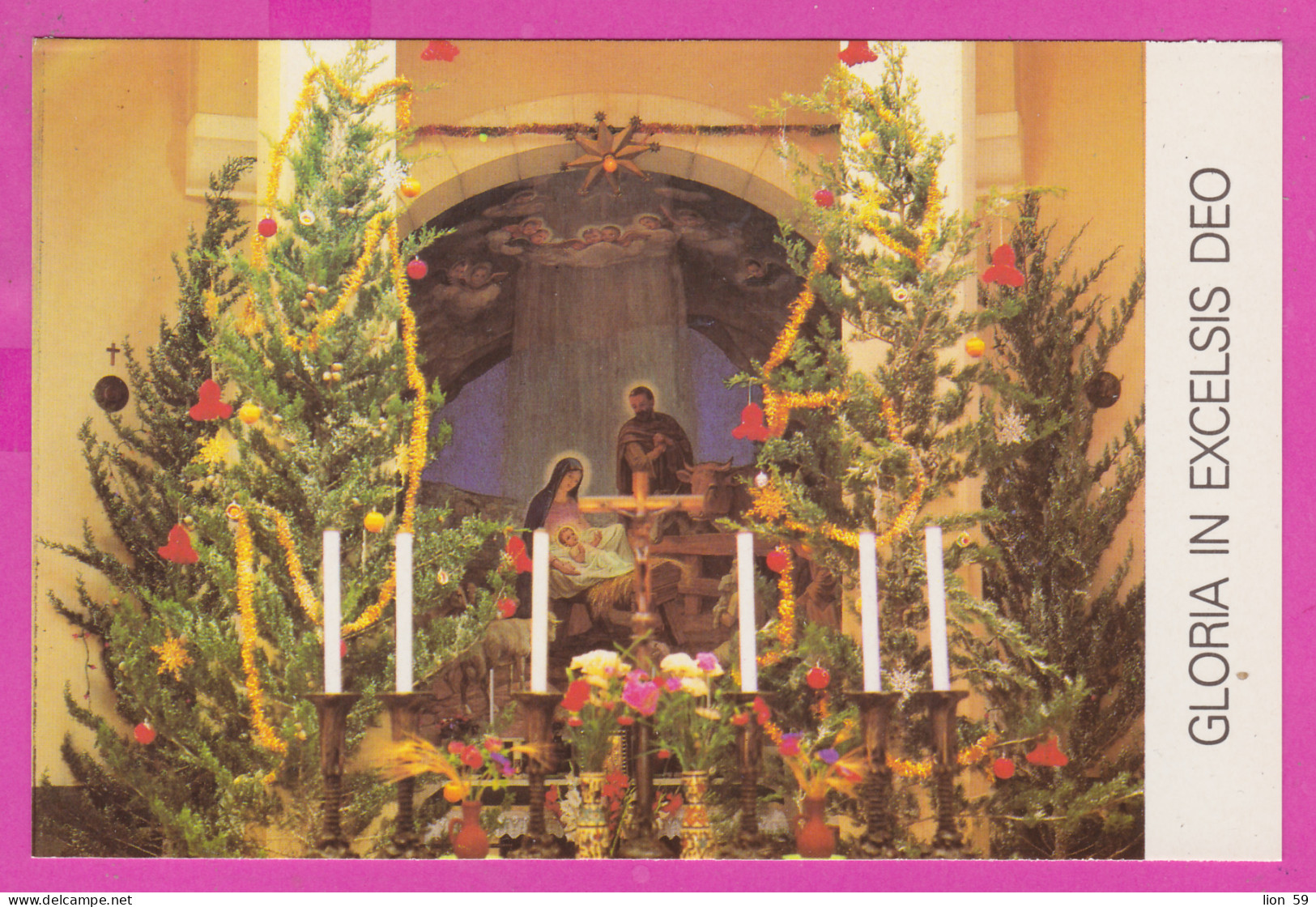 298208 / Israel - Bethlehem - Altar of the Shepherd's Field / Gloria in Excelsis deo PC # 18B Israele