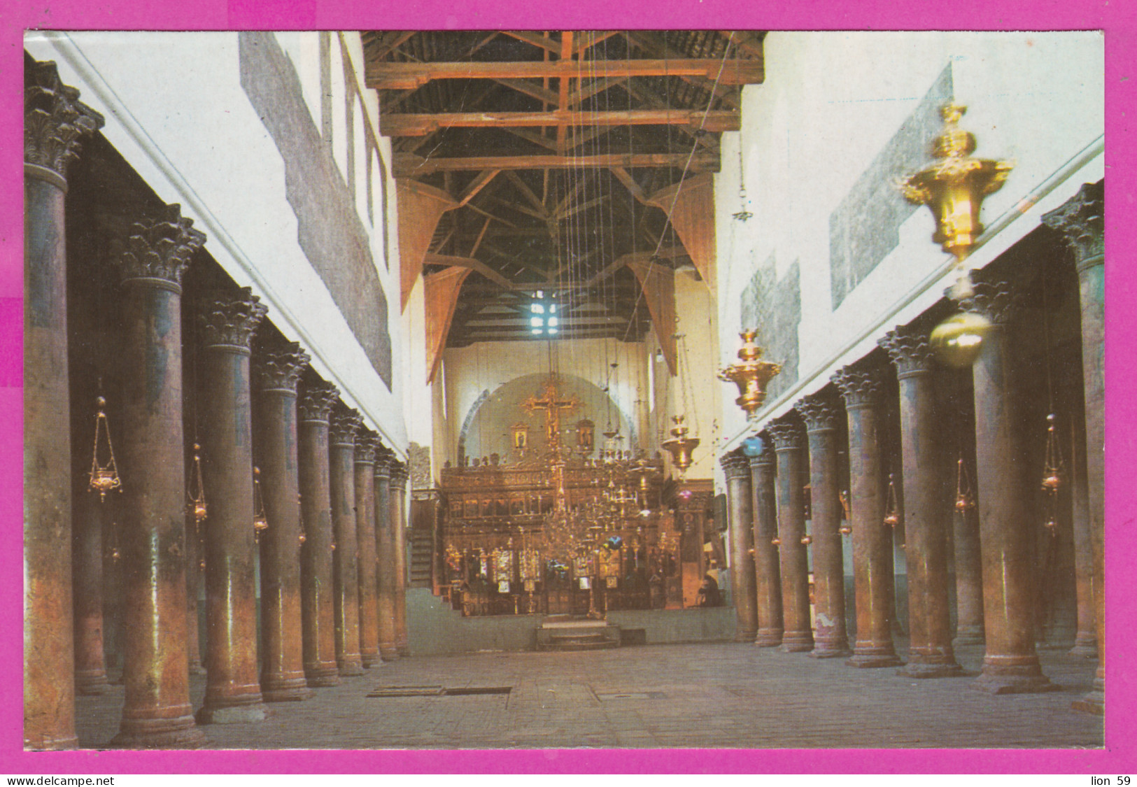 298214 / Israel - Bethlehem - The Church of the Nativity , Basilica interior PC # 357 Israele