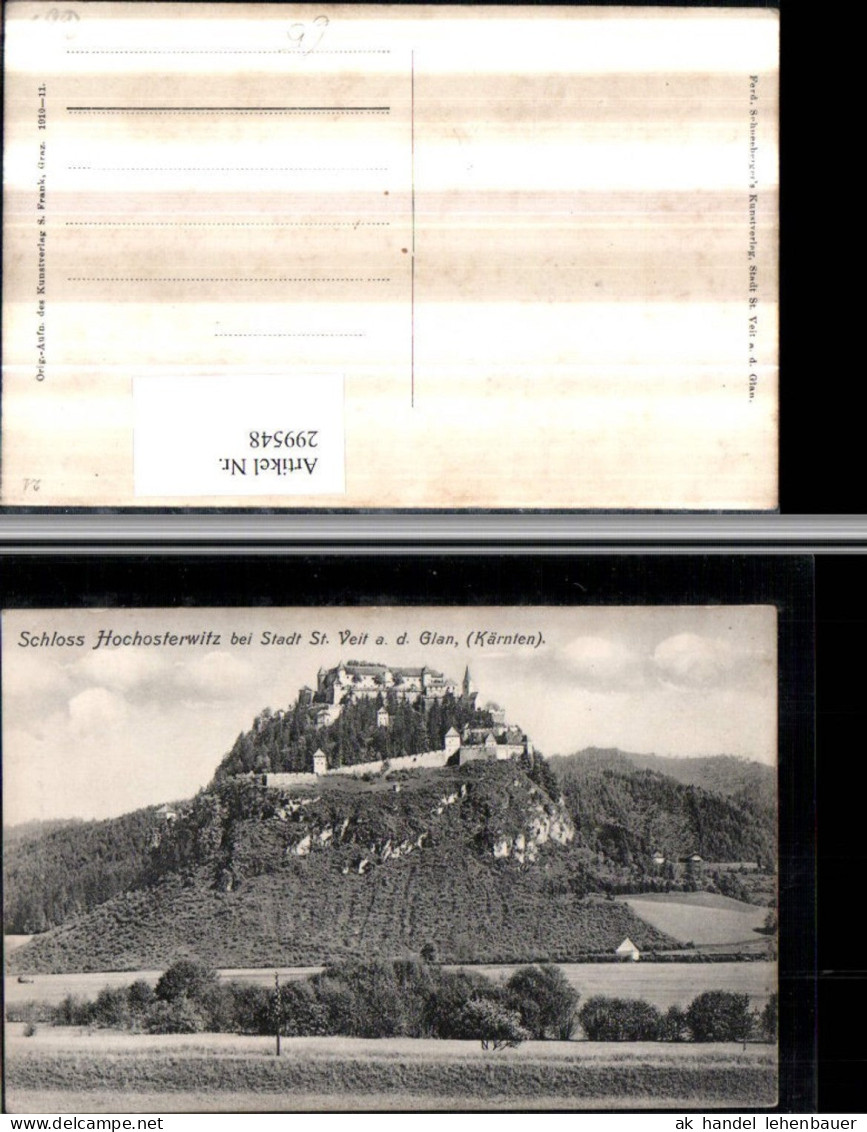 299548,Sankt Veit an der Glan Schloss Burg Hochosterwitz