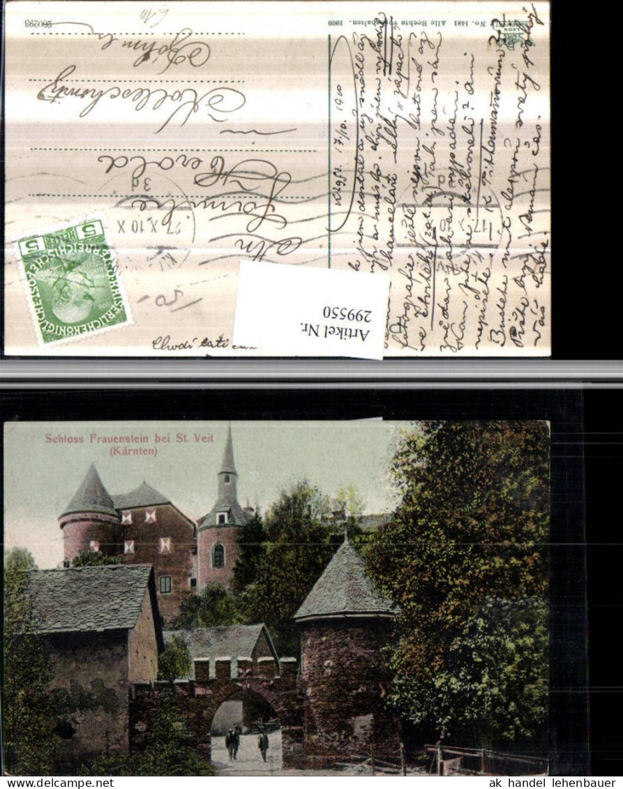 299550,Sankt Veit an der Glan Schloss Frauenstein Motiv Türme