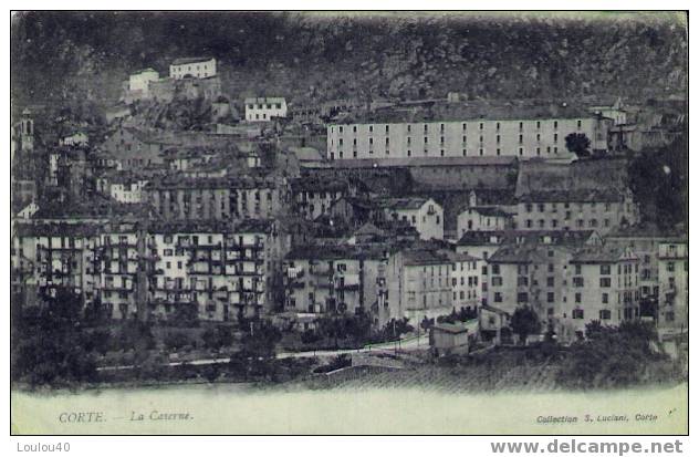 2B - CORTE - VUE SUR LA CASERNE