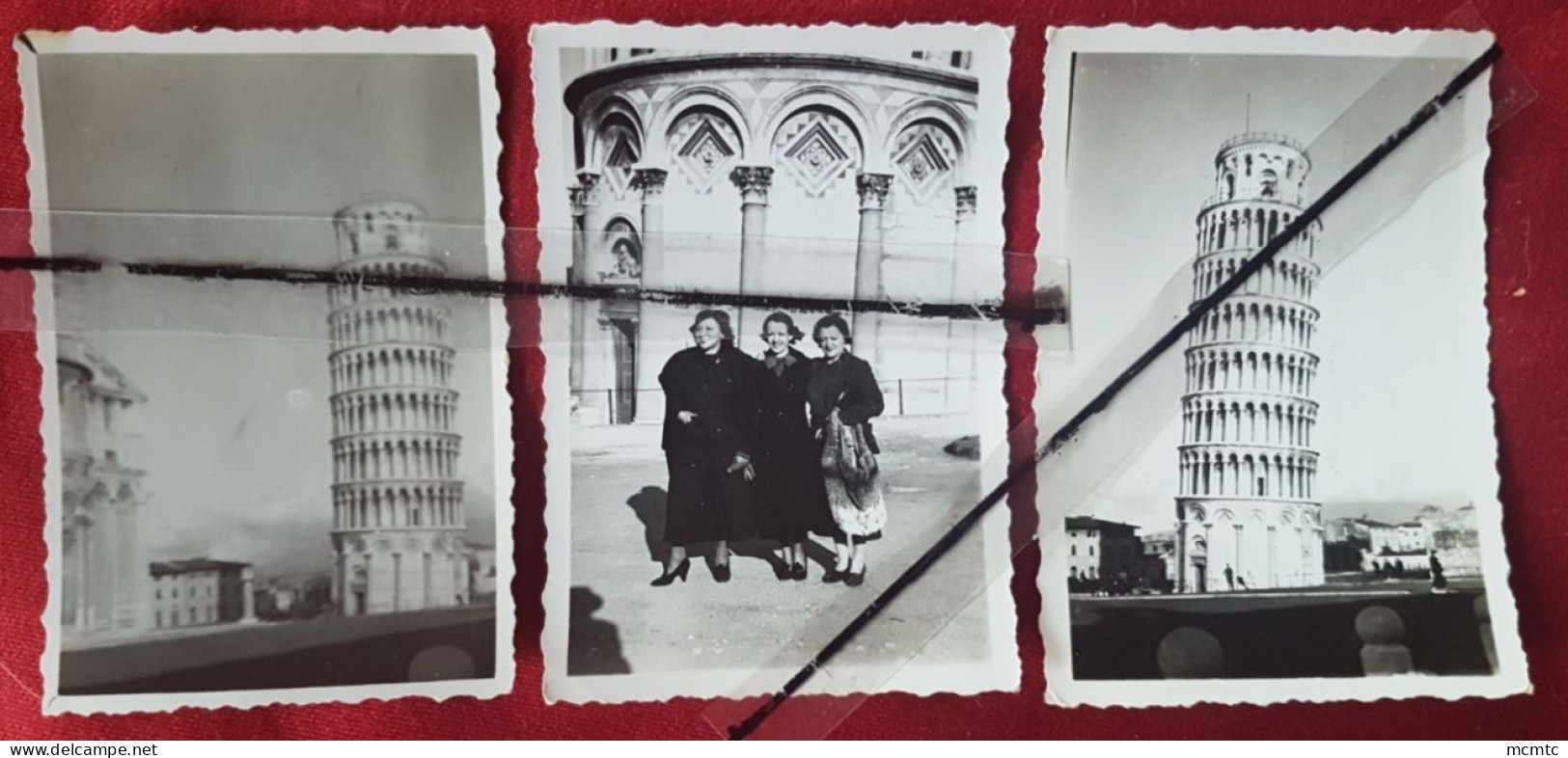 3 photos - Pisa 1934