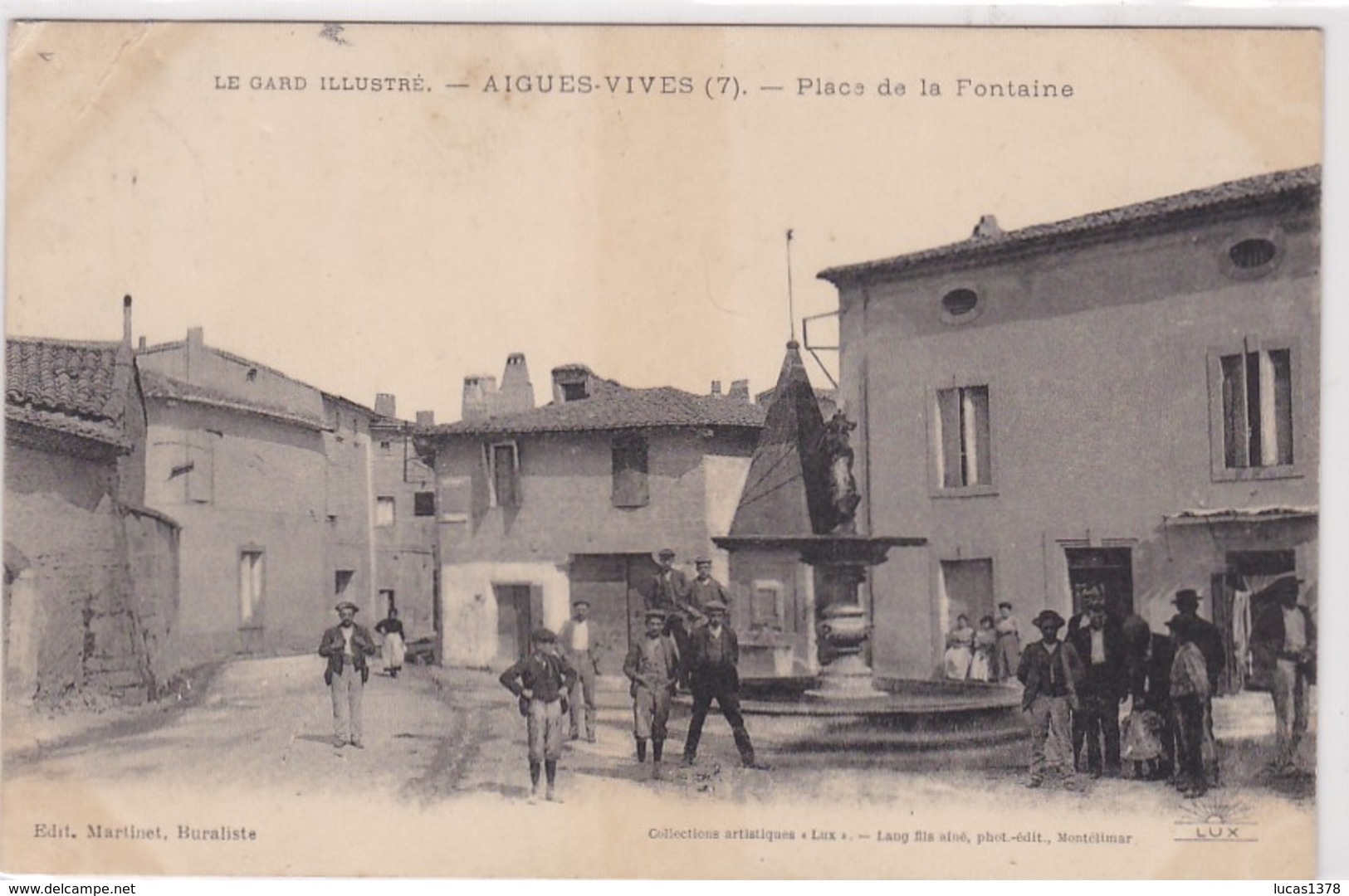 30 / AIGUES VIVES / PLACE DE LA FONTAINE