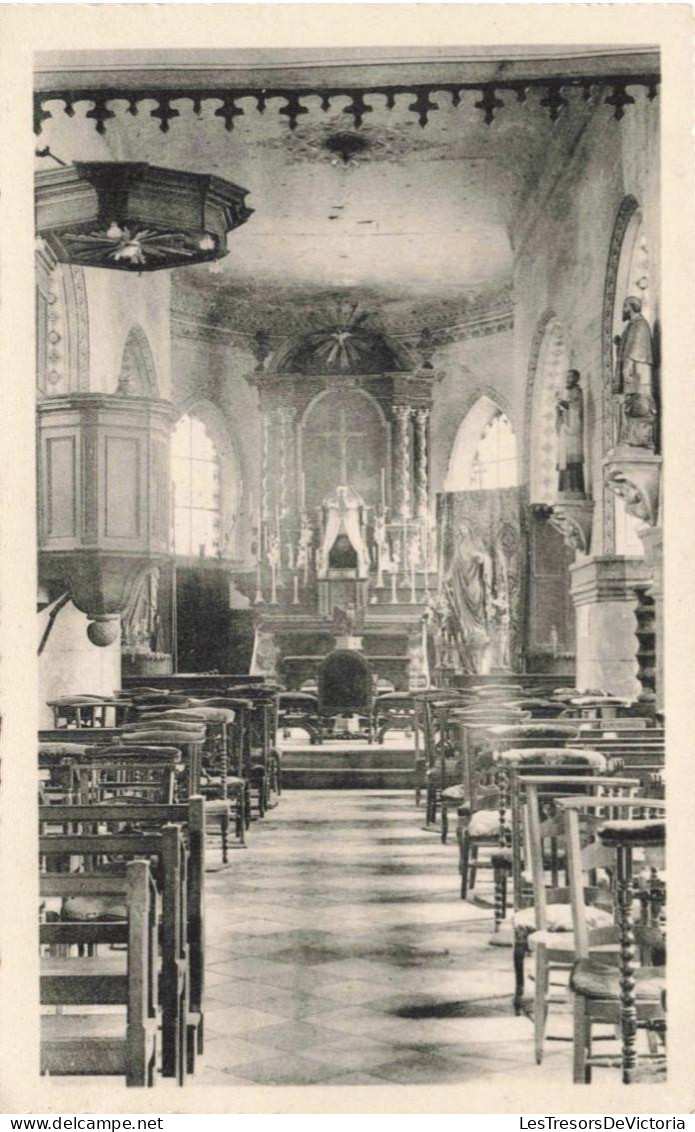 [-30%] BELGIQUE - Berloz - Intérieur de léglise - Carte Postale Ancienne