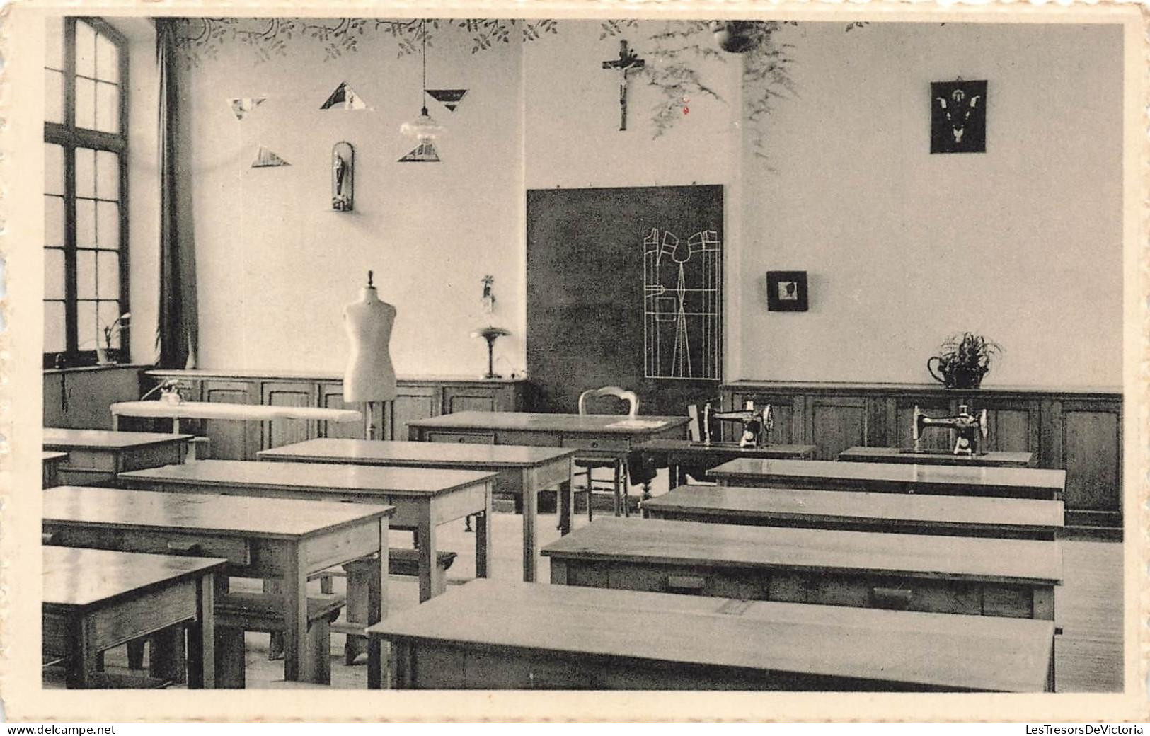 [-30%] BELGIQUE - Lendelede - Kostschool - Pensionnat - Handwerkklas - Salle de coupe - Everaert - Carte postale