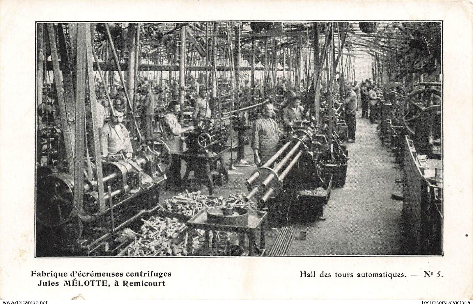 [-30%] BELGIQUE - Remicourt - Fabrique décrémeuses centrifuges - Animé - Carte Postale Ancienne