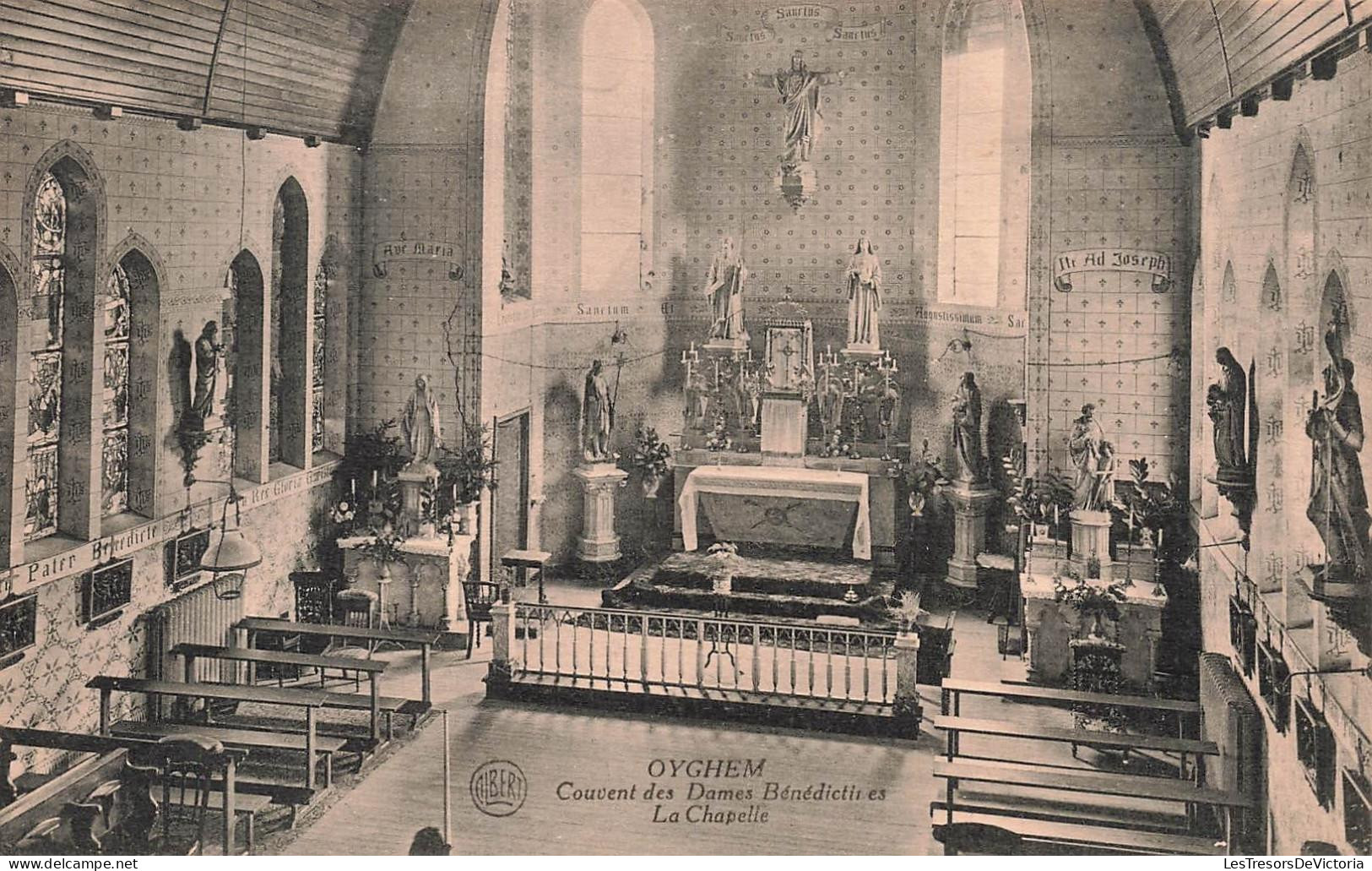 [-30%] BELGIQUE - Wielsbeke - Oyghem - Couvent des Dames Bénédictines La Chapelle - Lerouge Remi, Schilder - Carte posta