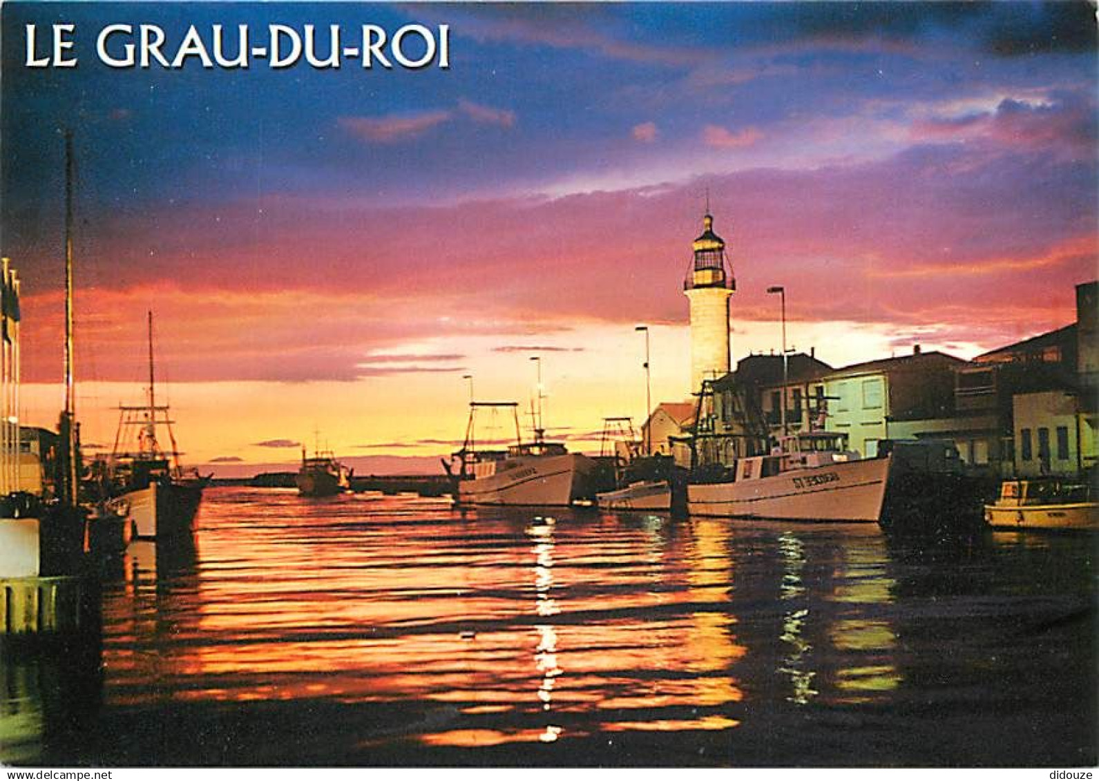 30 - Le Grau du Roi - Le chenal - Coucher de Soleil - CPM - Voir Scans Recto-Verso