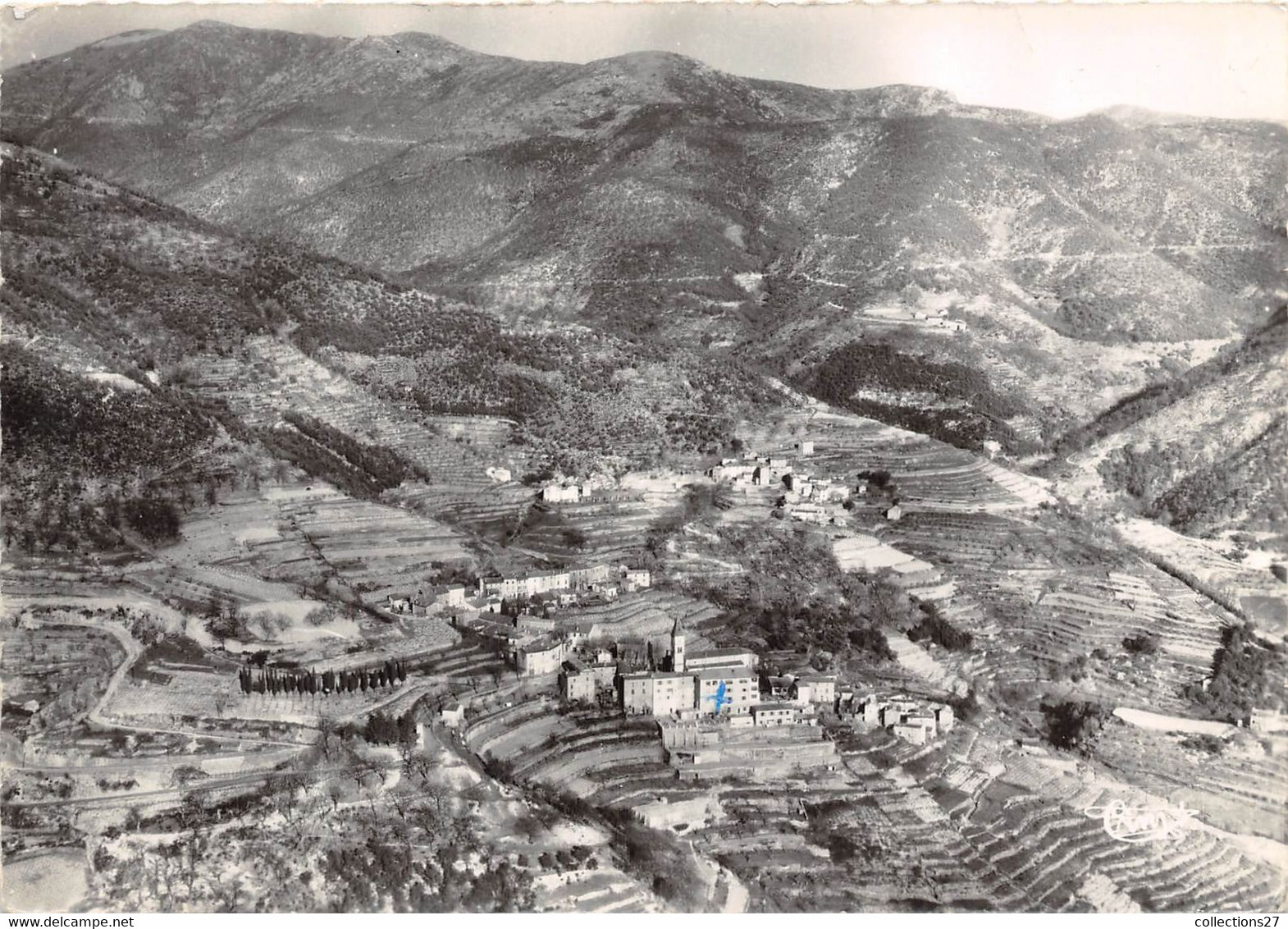 30-NOTRE-DAME-DE-LA-ROUVIERE- VUE PANORAMIQUE AERIENNE
