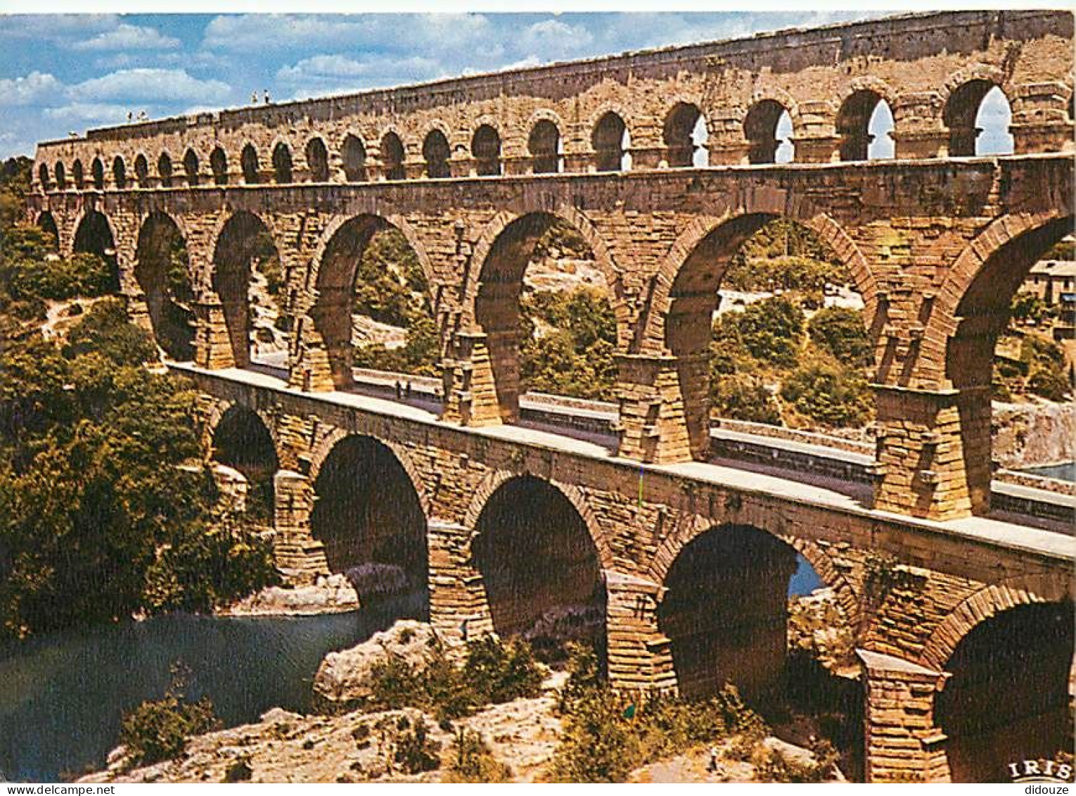 30 - Pont du gard - Flamme Postale de L'Isle sur la Sorgue - CPM - Voir Scans Recto-Verso