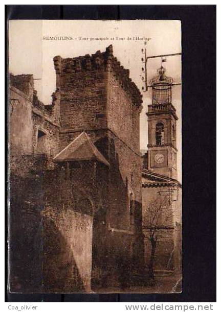 30 REMOULINS Tour principale, Tour de l'Horloge, ed ?, 1936