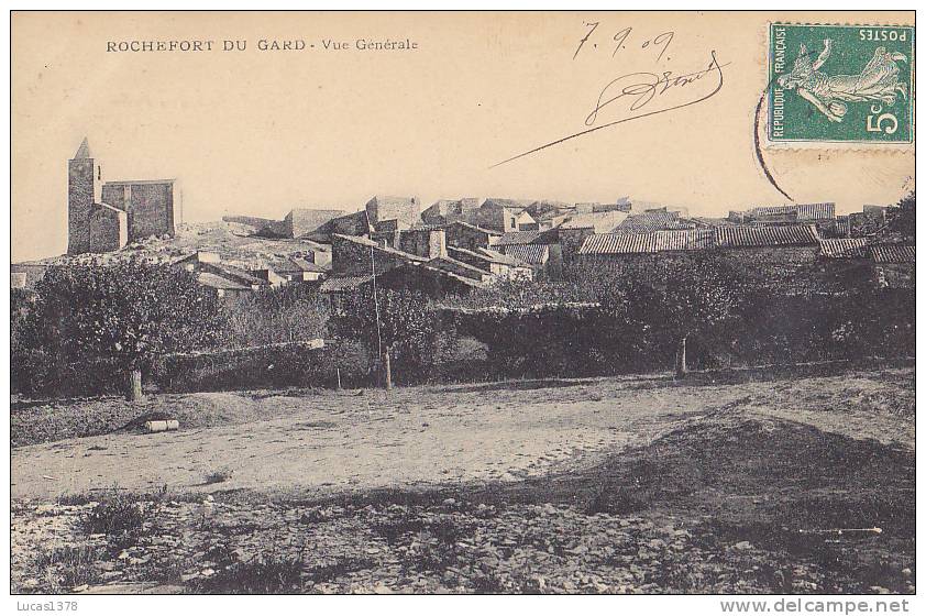 30 / ROCHEFORT DU GARD / VUE GENERALE / CIRC 1909