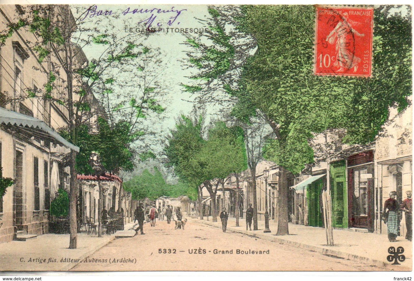 30. uzès. grand boulevard