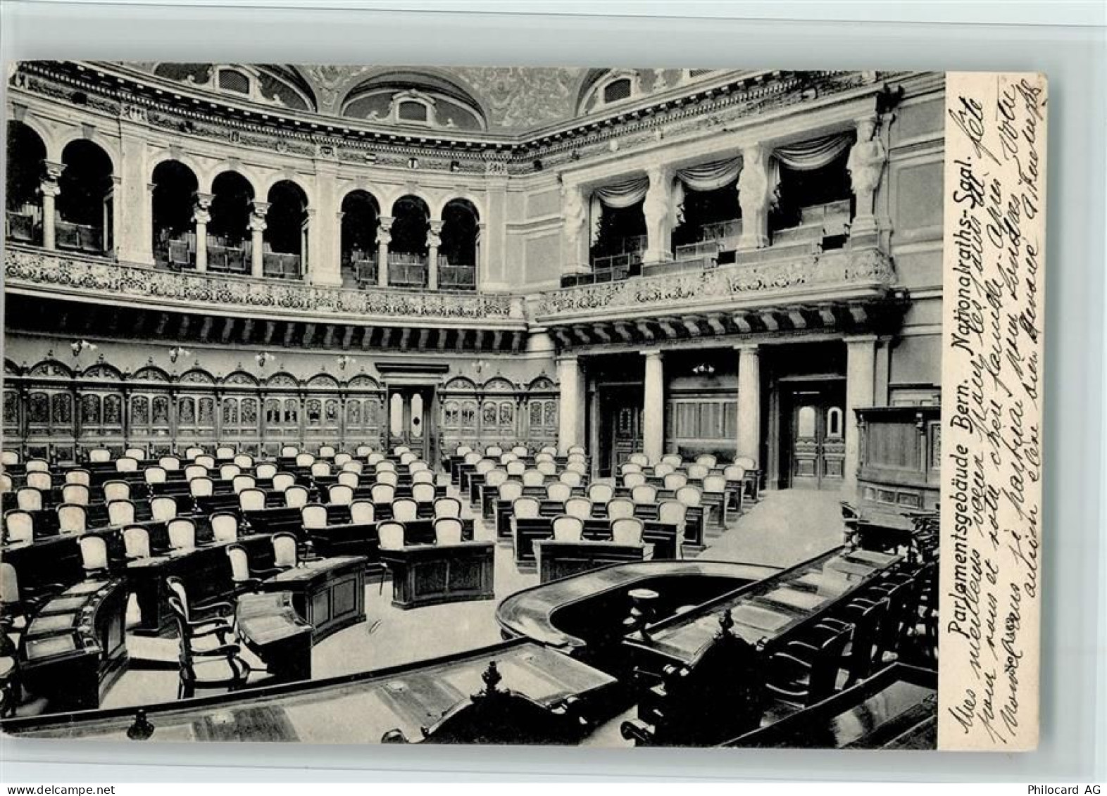 3000 Bern Berne 1902 - Parlamentsgebäude Bern Nationalrats-Saal - 12110315
