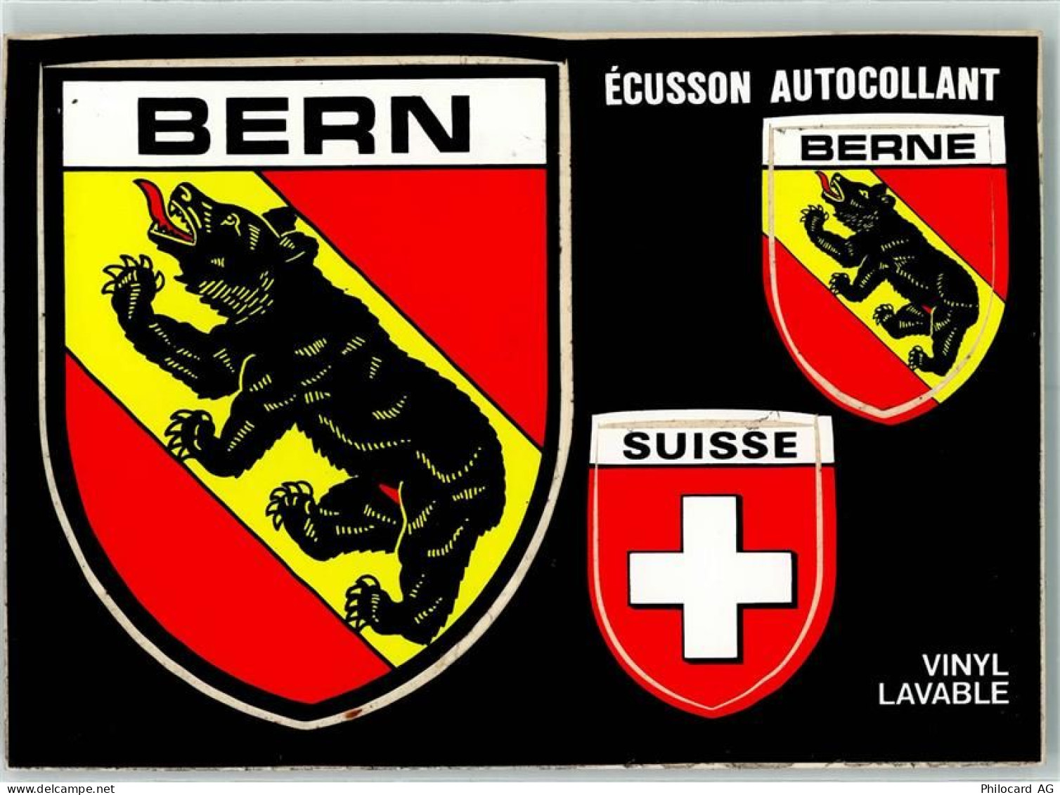 3000 Bern Berne - Ecusson Autocollant Berne Vinyl Lavable - 10281759