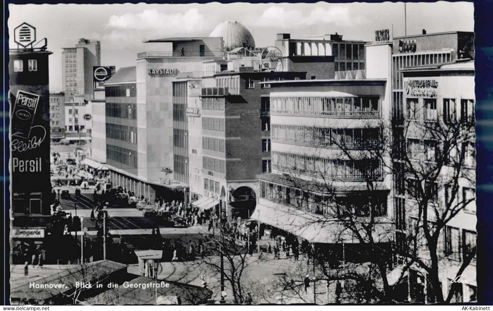 30159 W3000 Hannover - Blick in die Georgstrasse Geschäft Karstadt - 51652740