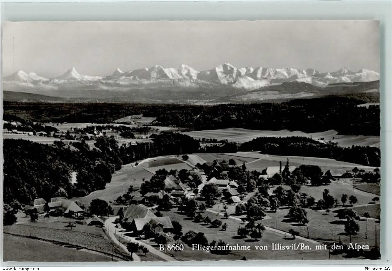 3033 Illiswil Wohlen b. Bern Gebrauchsspuren Fliegeraufnahme mit den Alp... - 13132866