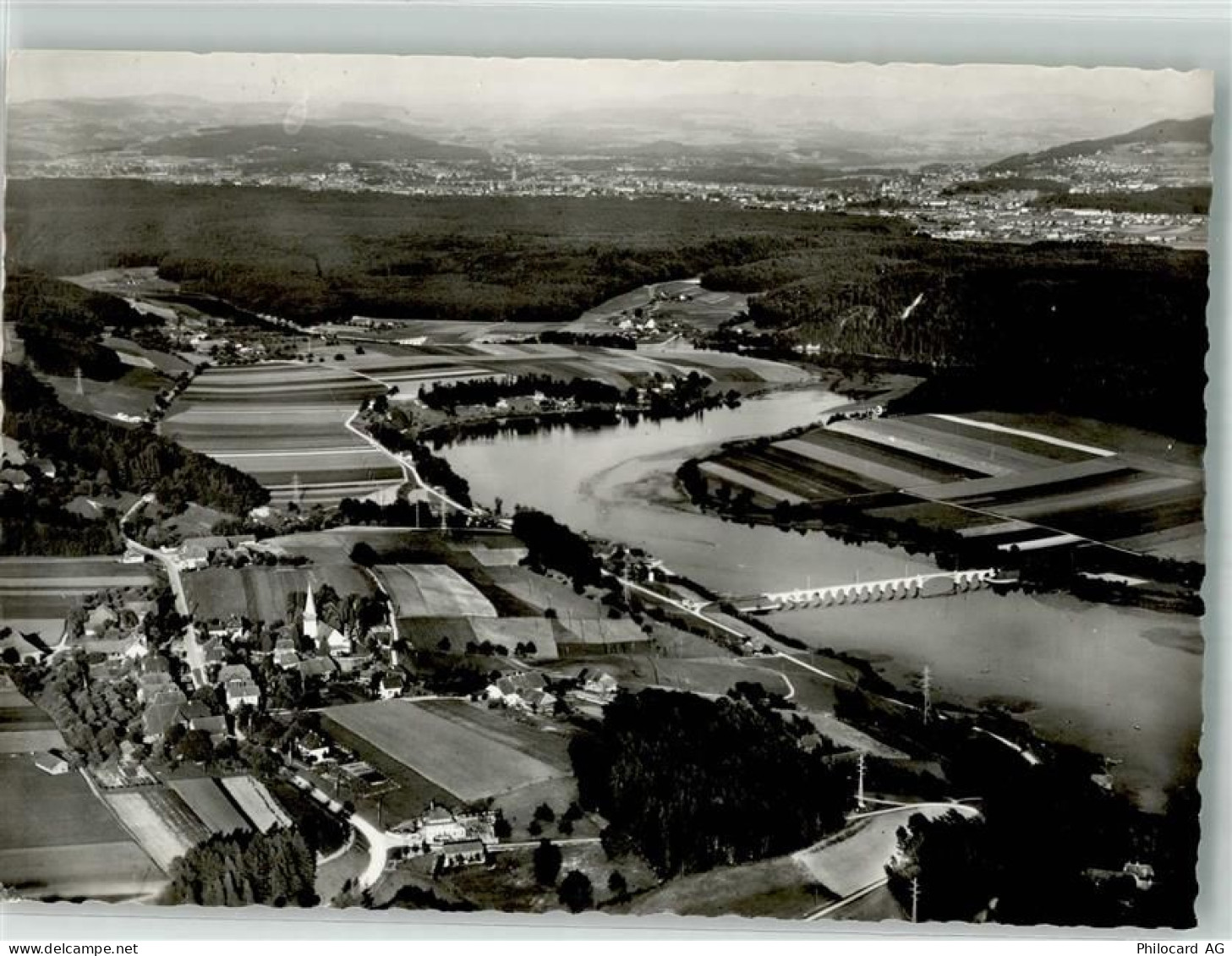 3033 Wohlen b. Bern 1951 Foto AK Fliegeraufnahme - 10742028