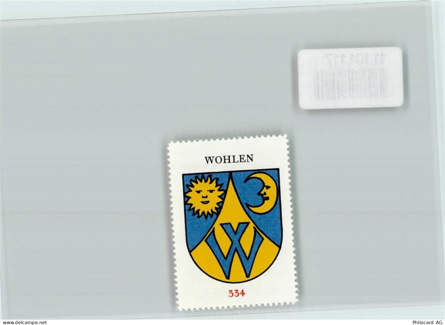 3033 Wohlen b. Bern - Vignette Wappen Kaffee Hag ca 1920-1940 - 11101117