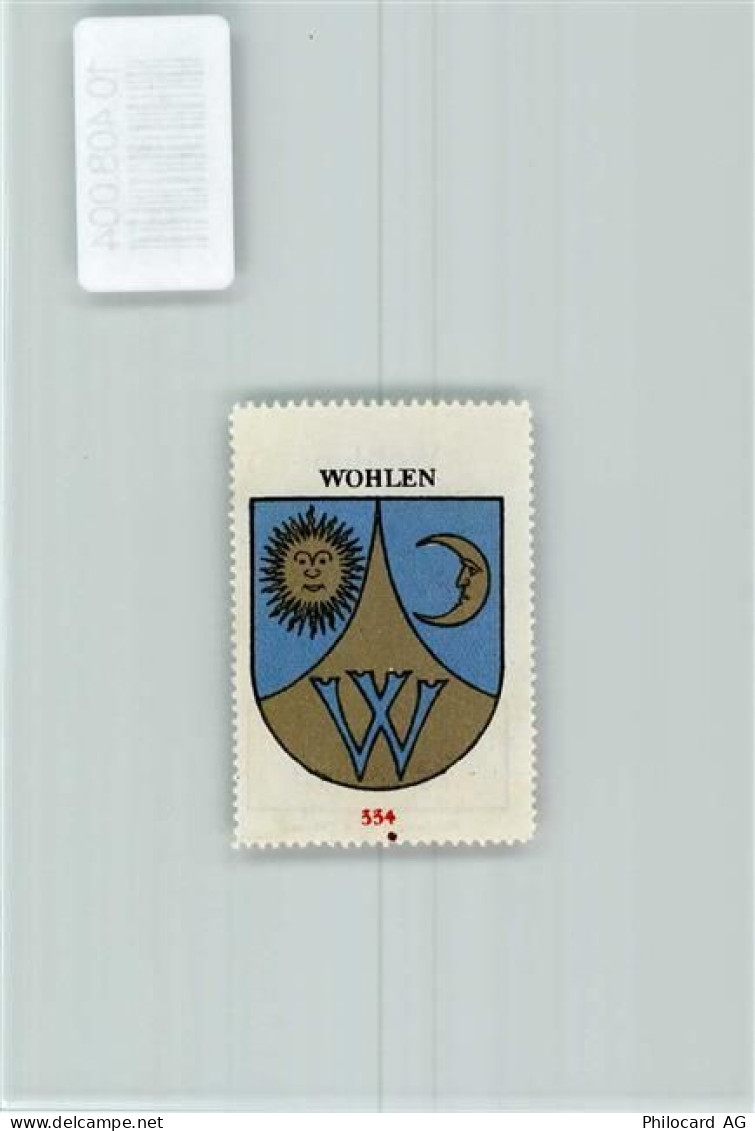 3033 Wohlen b. Bern - Vignette Wappen Kaffee Hag ca 1920-1940 Sonne Mond... - 10408004