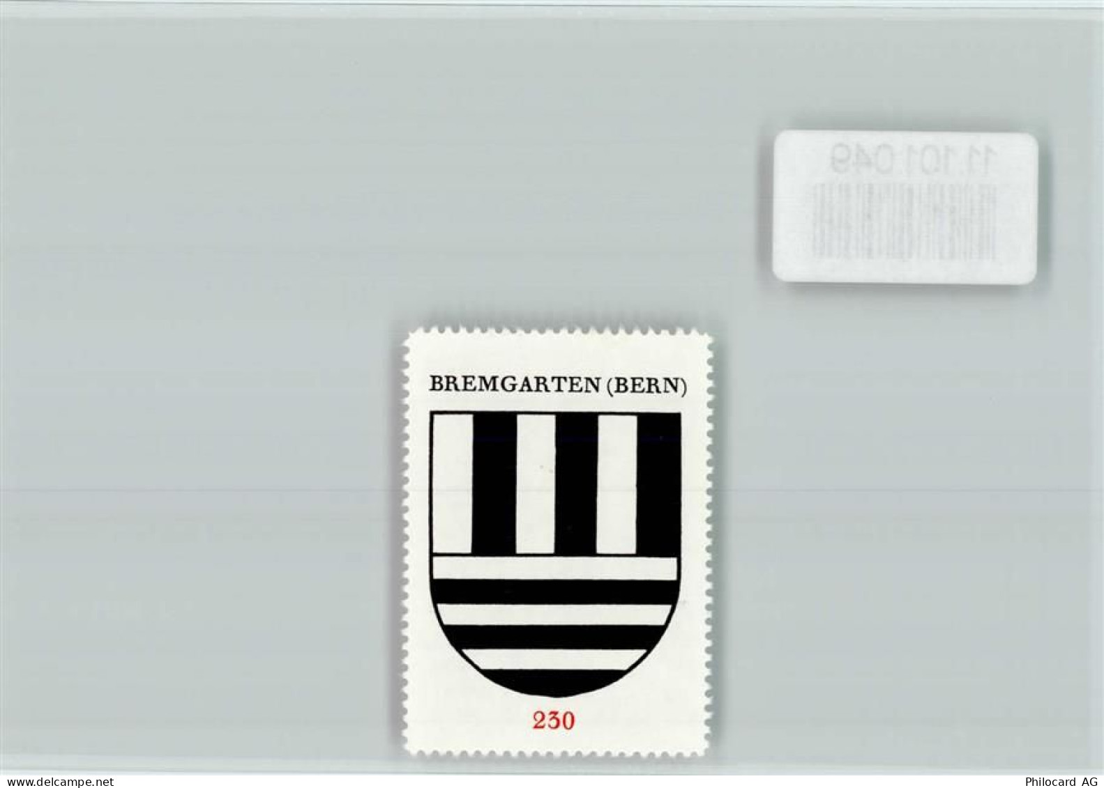 3047 Bremgarten b. Bern Seftau - Vignette Wappen Kaffee Hag ca 1920-1940... - 11101049