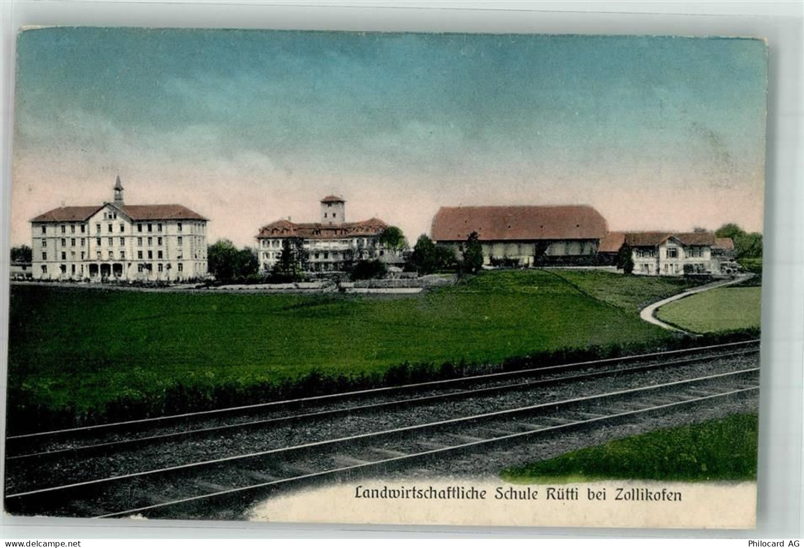 3052 Zollikofen 1914 Foto AK Landwirtschaftliche Schule Rütti - 14001179