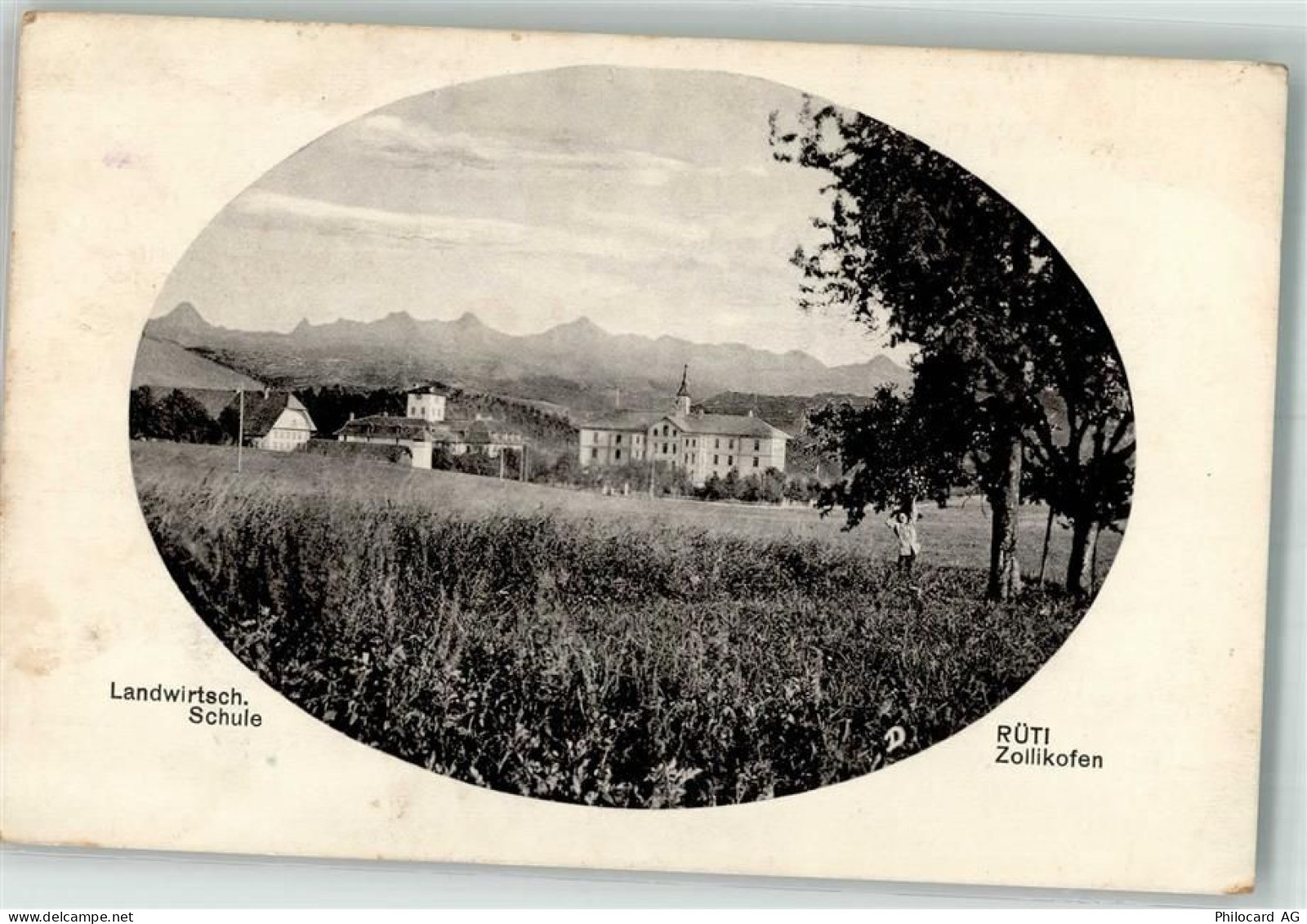 3052 Zollikofen 1921 Gebrauchsspuren Landwirtsch. Schule - 10734248