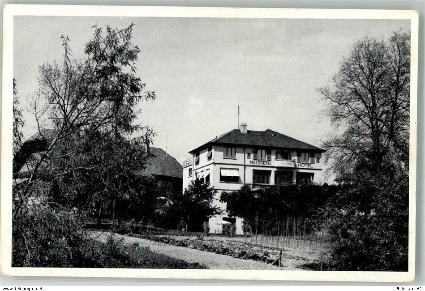3052 Zollikofen 1950 Foto AK Gasthaus zum Bären - 13993970