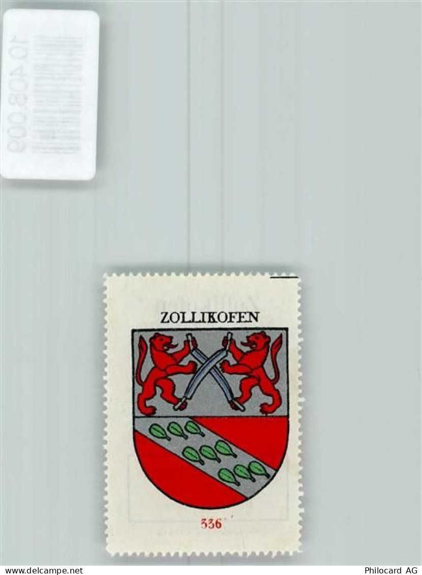 3052 Zollikofen - Vignette Wappen Kaffee Hag ca 1920-1940 - 10408009