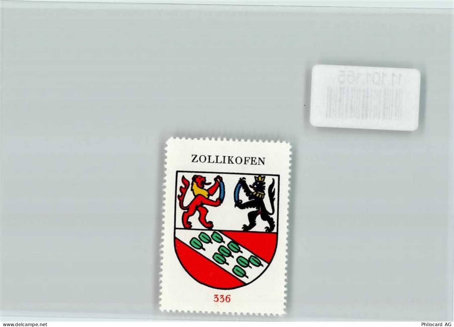 3052 Zollikofen - Vignette Wappen Kaffee Hag ca 1920-1940 Zollikofen - 11101155