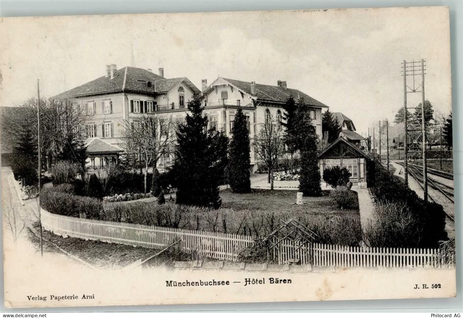 3053 Münchenbuchsee 1908 - Hotel Bären - 13232835