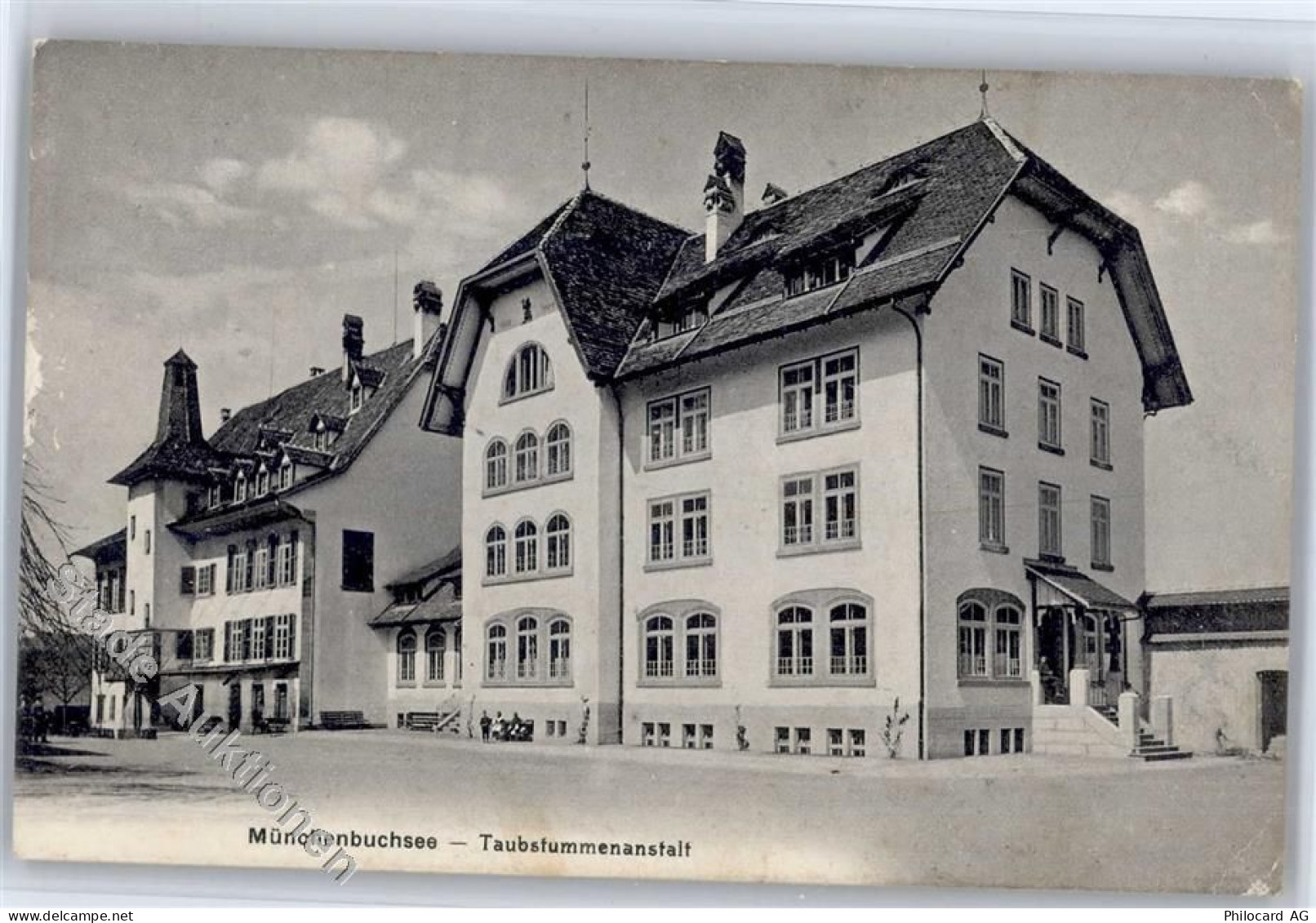 3053 Münchenbuchsee - 1920 Taubstummenanstalt Erhaltung:Eckknicke, abrie... - 50810618